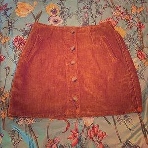 Corduroy skirt